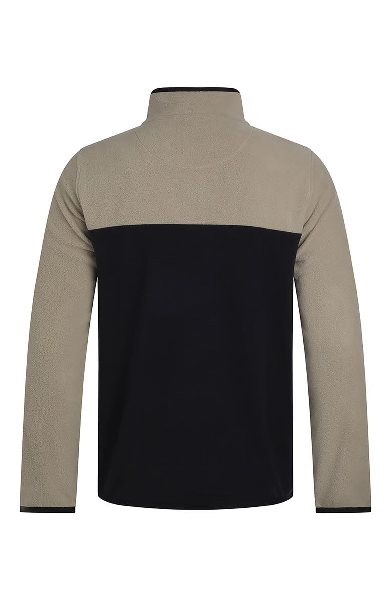 Weird Fish Tristan 1/4 Zip Microfleece, Alternate, color, Flint Stone