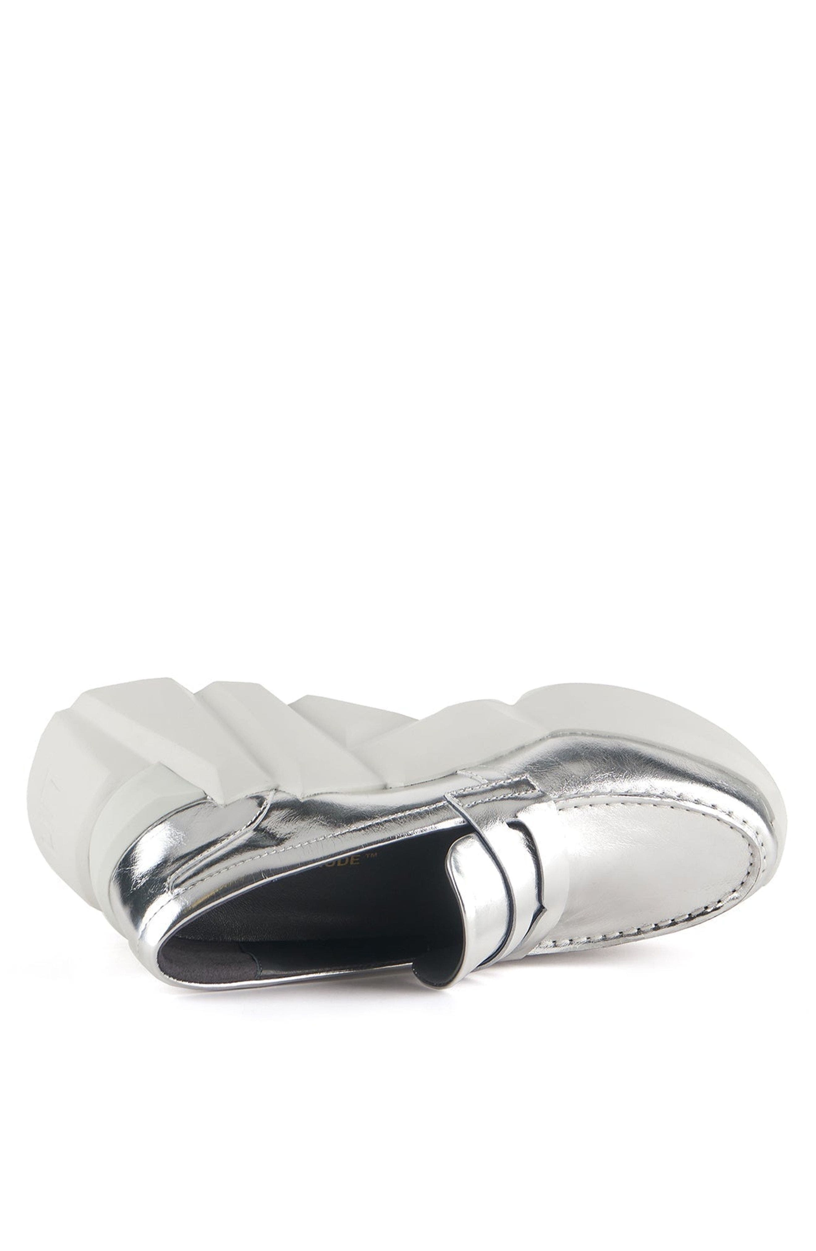 Space Kick Loafer, Alternate, color, Mirror Silver