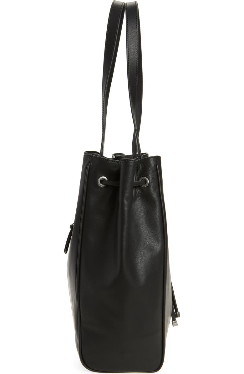 rag & bone Large Prospect Tote, Alternate, color, Black Leather