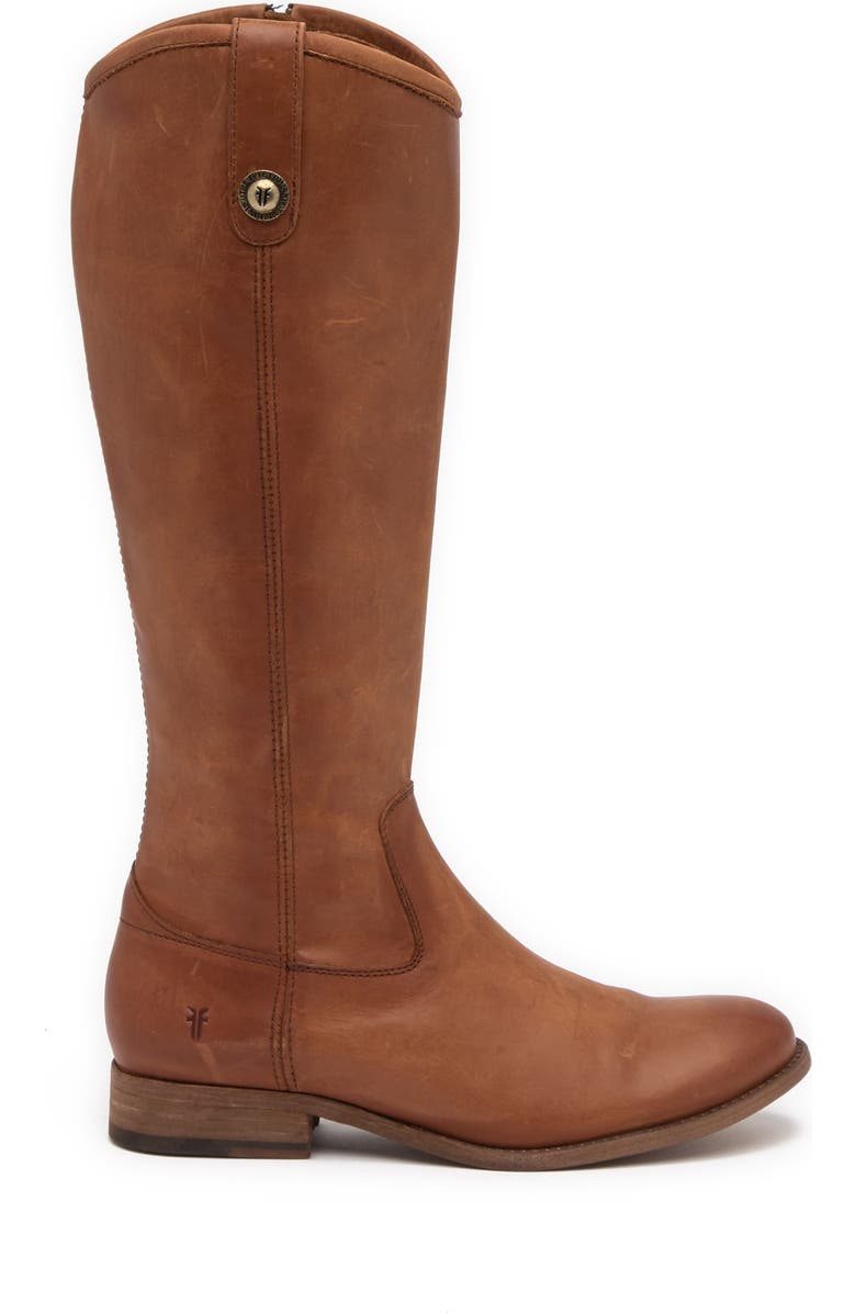 Frye Melissa Button Inside Zip Leather Boot, Alternate, color,