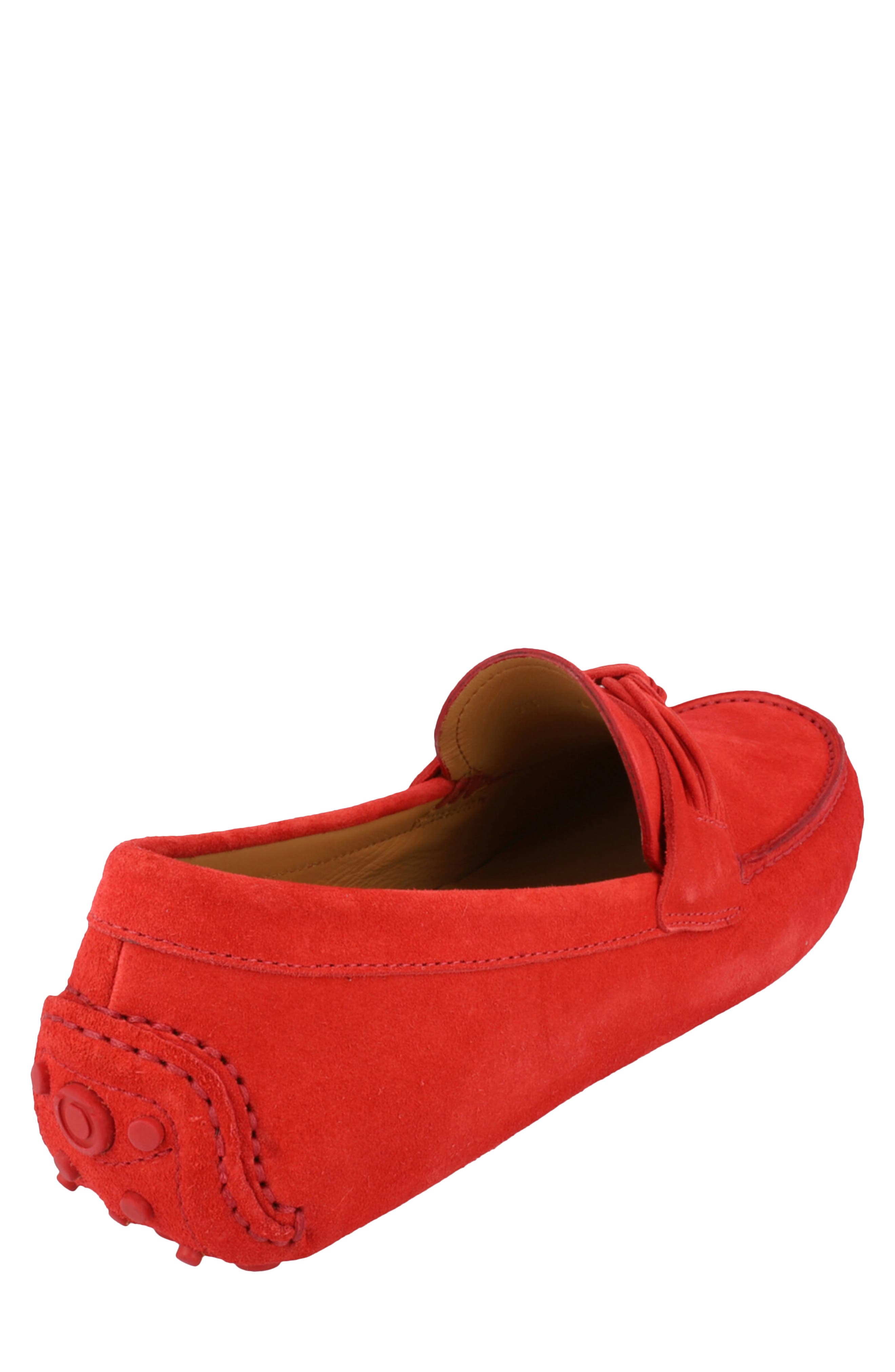 FERRAGAMO Forbes Driving Loafer, Alternate, color, Red