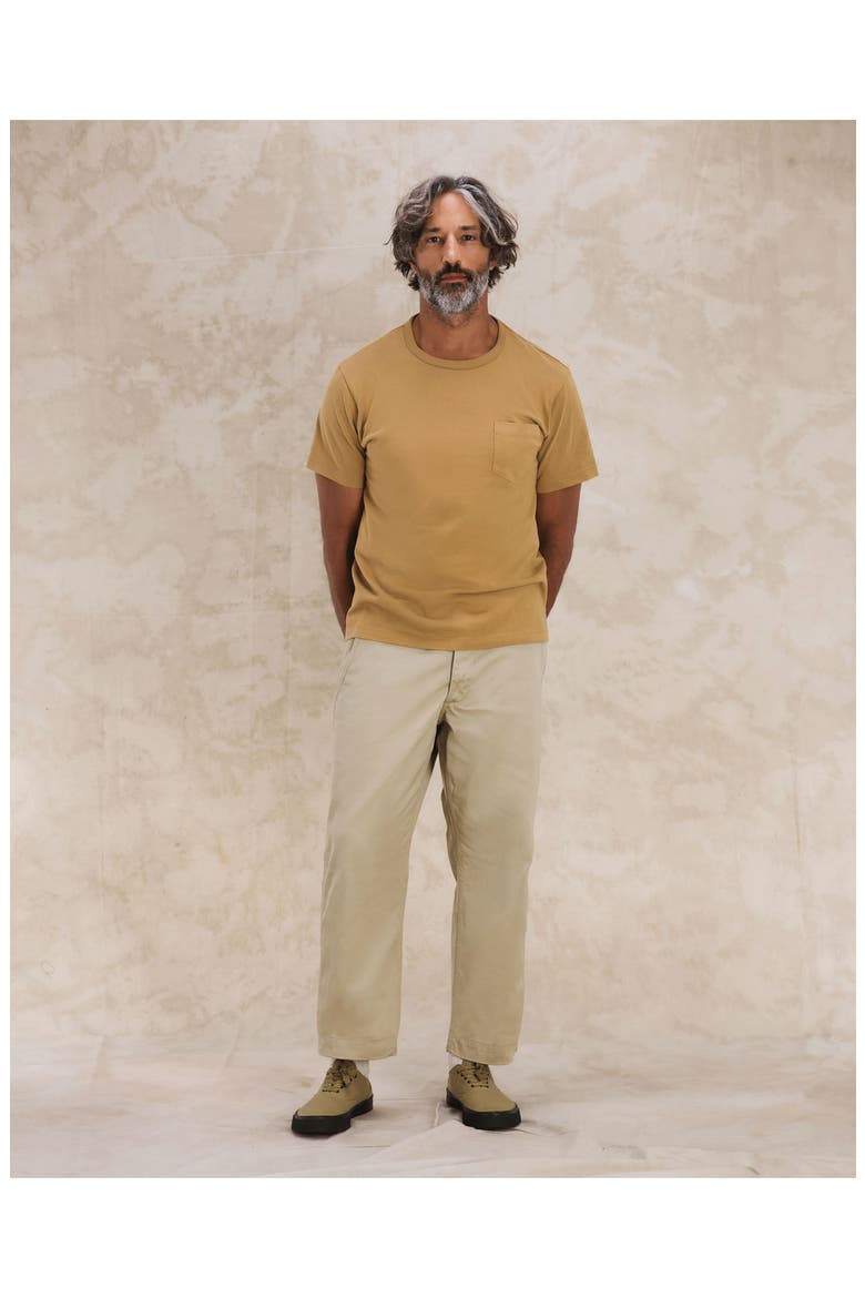 Officer Cotton Chino Trousers, Alternate, color, CAMEL