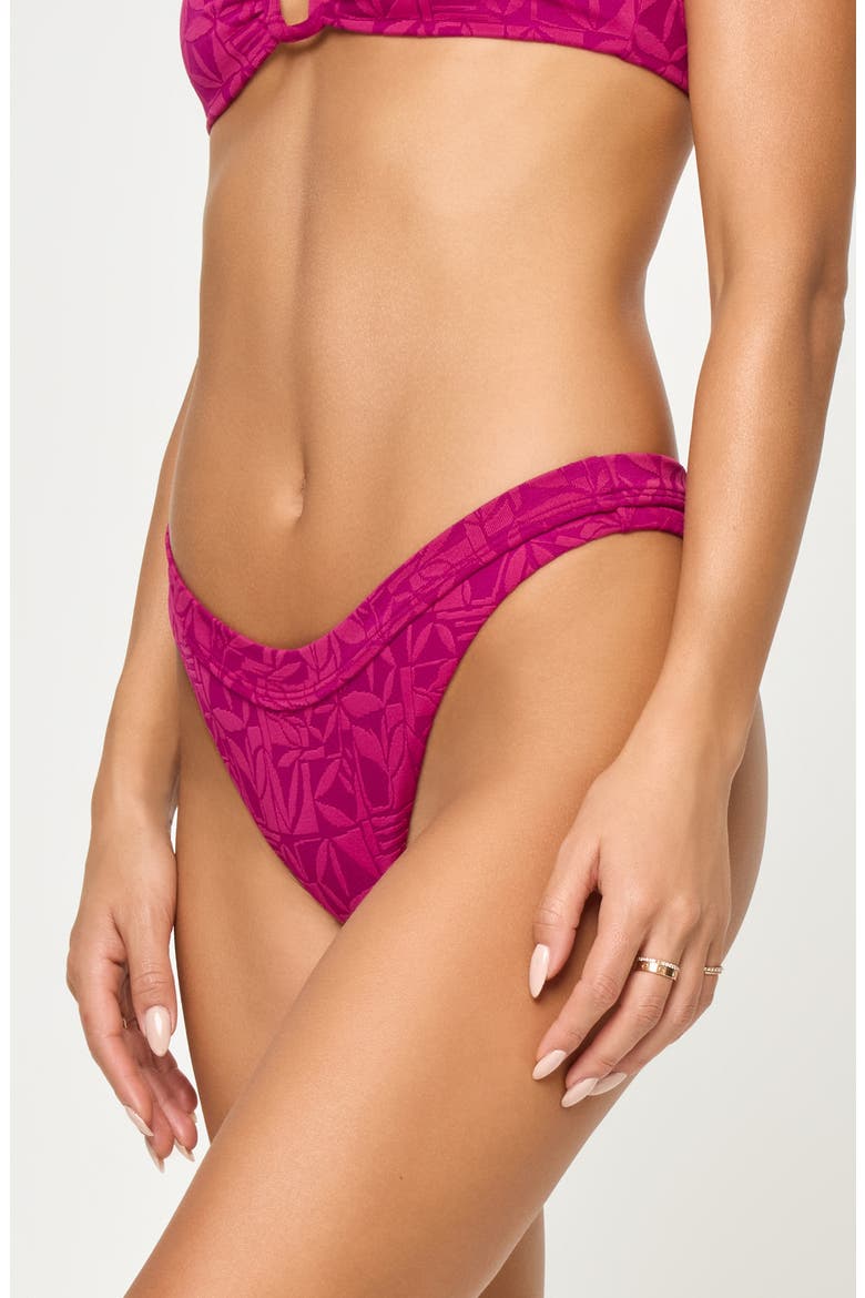 Mercer Bikini Bottoms, Alternate, color, BERRY
