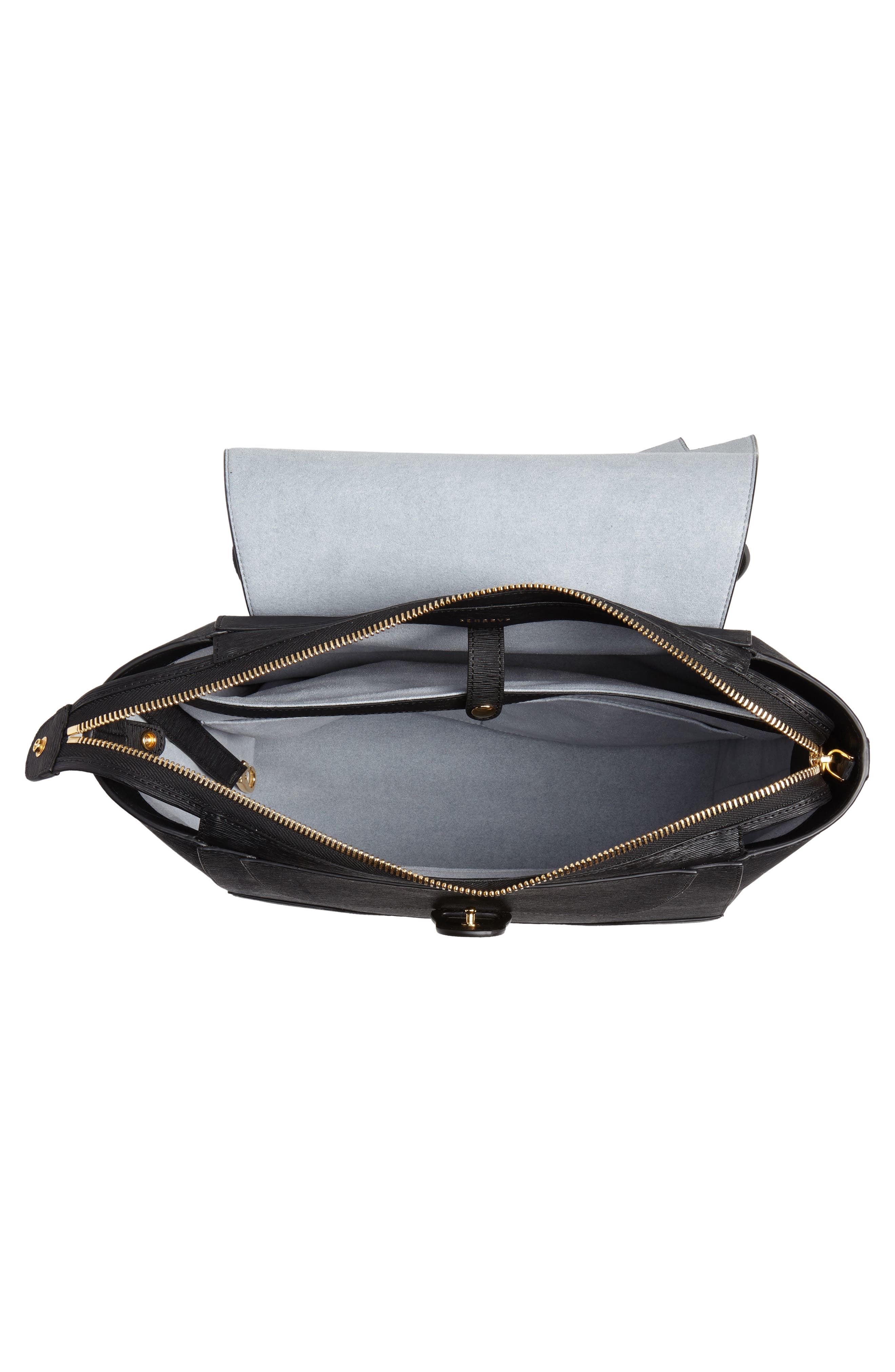 SENREVE Maestra Textured Leather Satchel, Alternate, color, 