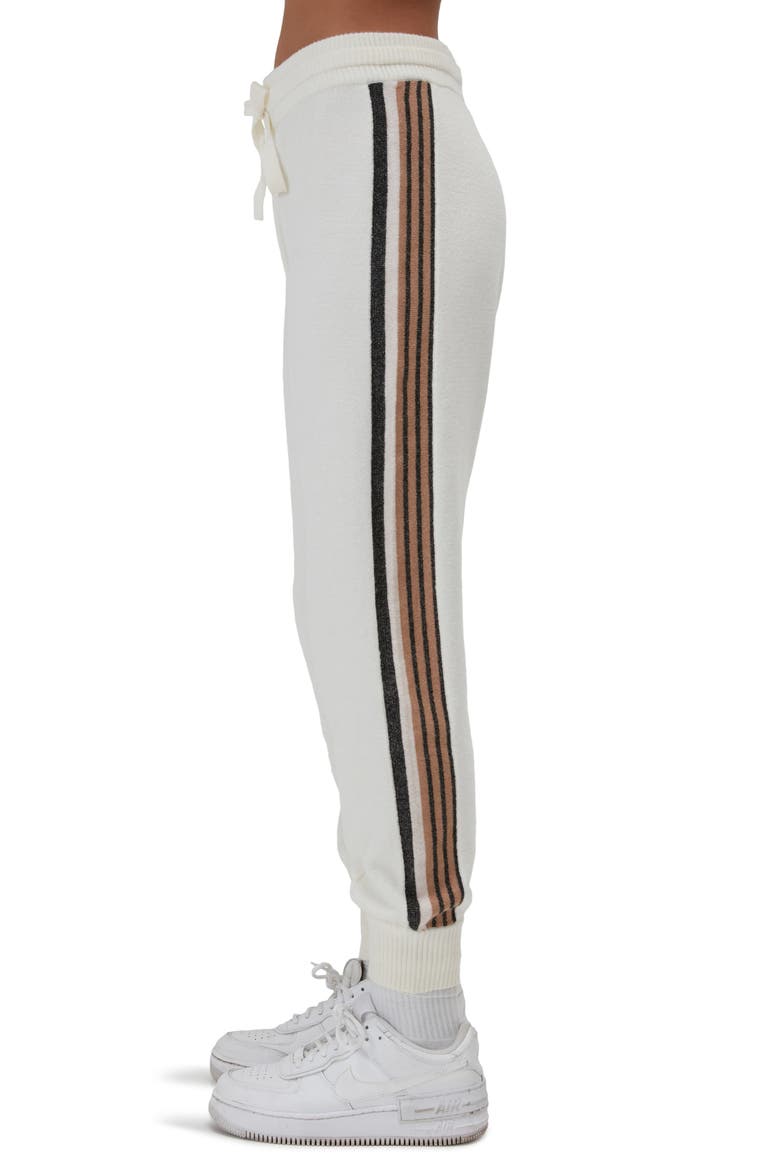High Waist Knit Joggers, Alternate, color, STONE