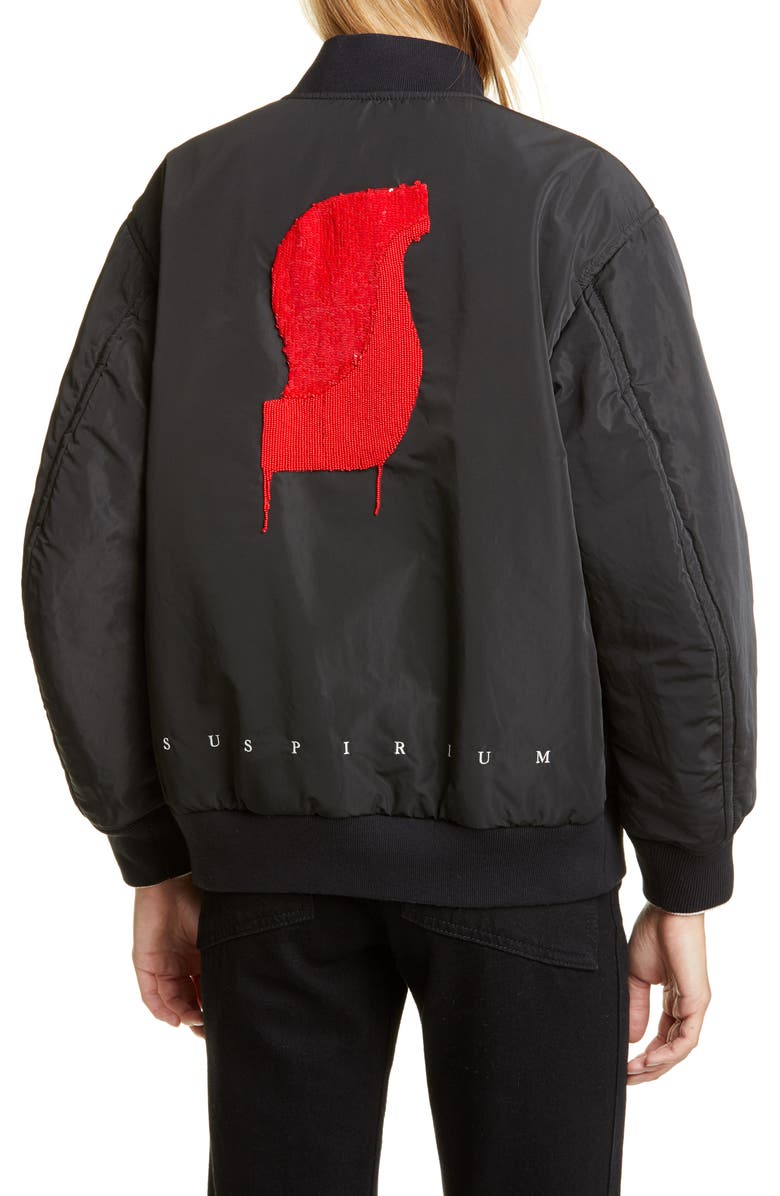 Undercover Suspiria Reversible Bomber Jacket, Alternate, color, 