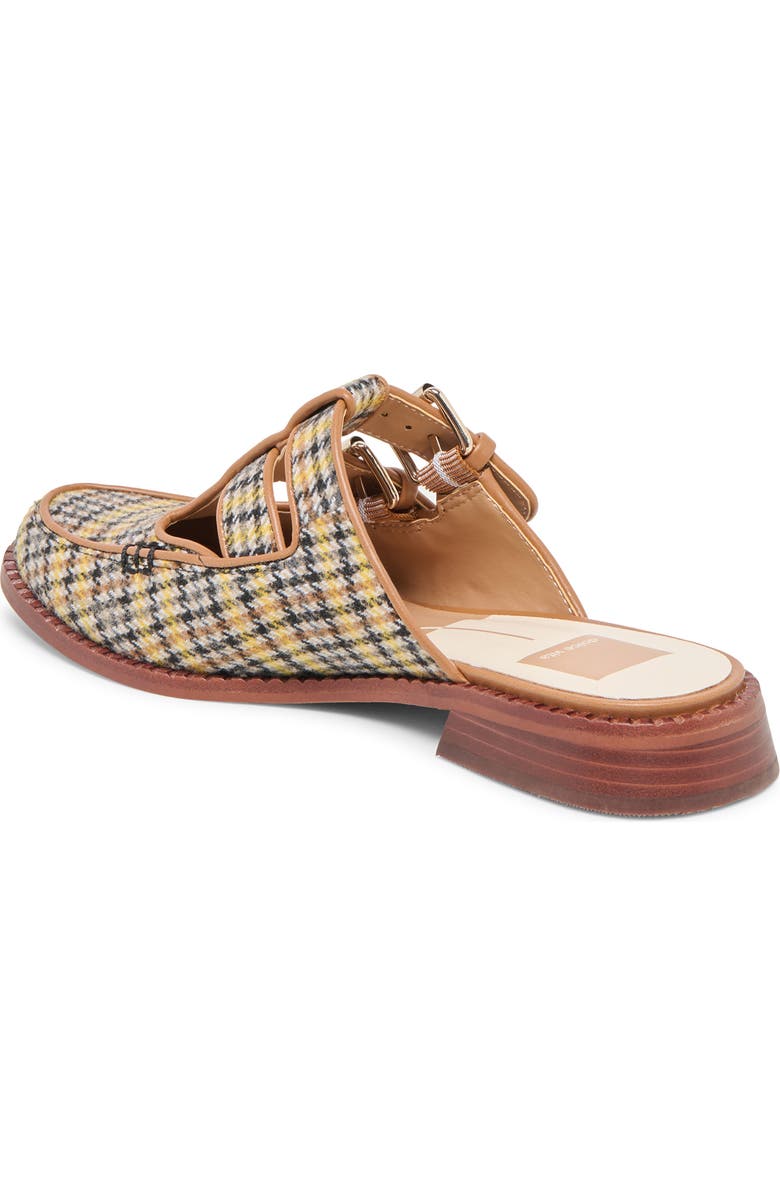 Dolce Vita Haydee Double Buckle Mary Jane Mule, Alternate, color, Yellow Multi Tweed