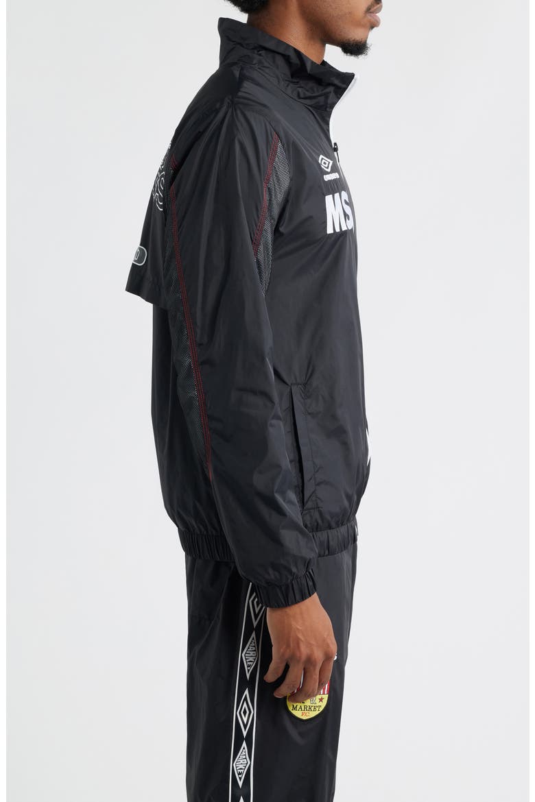 x Umbro Track Jacket, Alternate, color, BLACK/ VERMIL