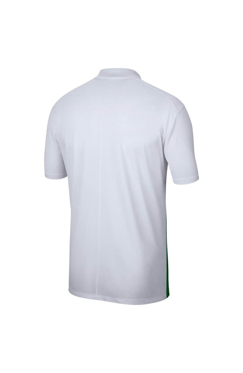Nike Men's Nike White/Green Oregon Ducks Color Block Victory Performance Polo, Alternate, color, 