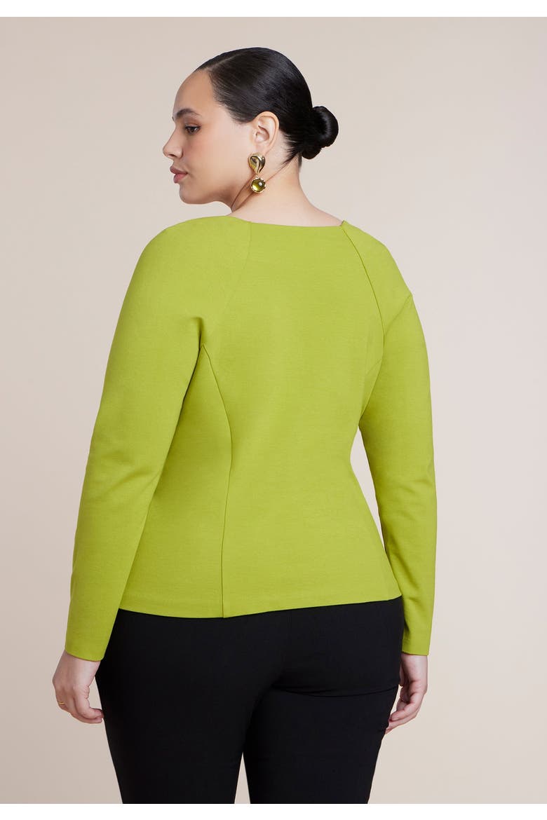 Square Neck Button Front Top, Alternate, color, PEAR LIQUEUR