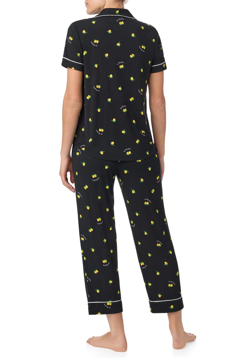 Kate Spade New York print crop pajamas, Alternate, color,