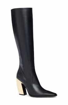 Bottega Veneta Tex Pointed Toe Knee High Boot