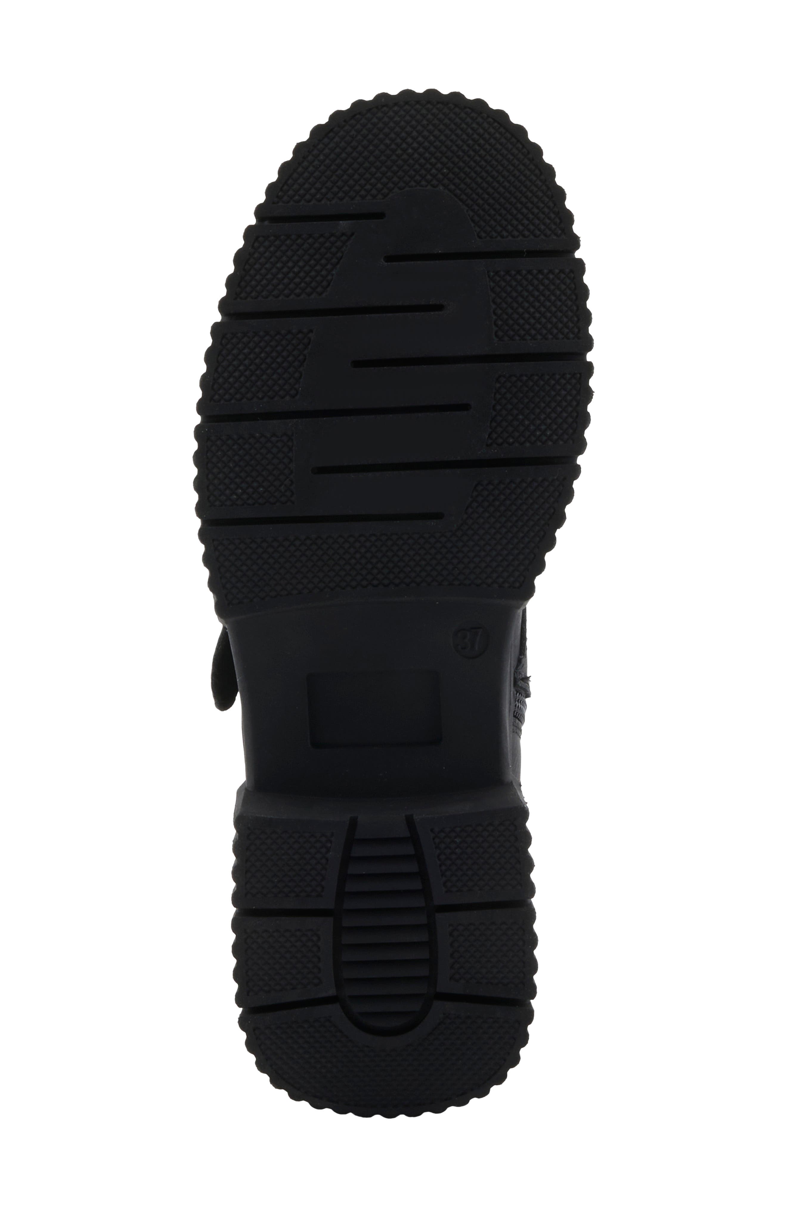 Mahanda Lug Sole Boot, Alternate, color, BLACK