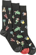 Tommy Bahama 3-Pack Assorted Crew Socks Gift Box