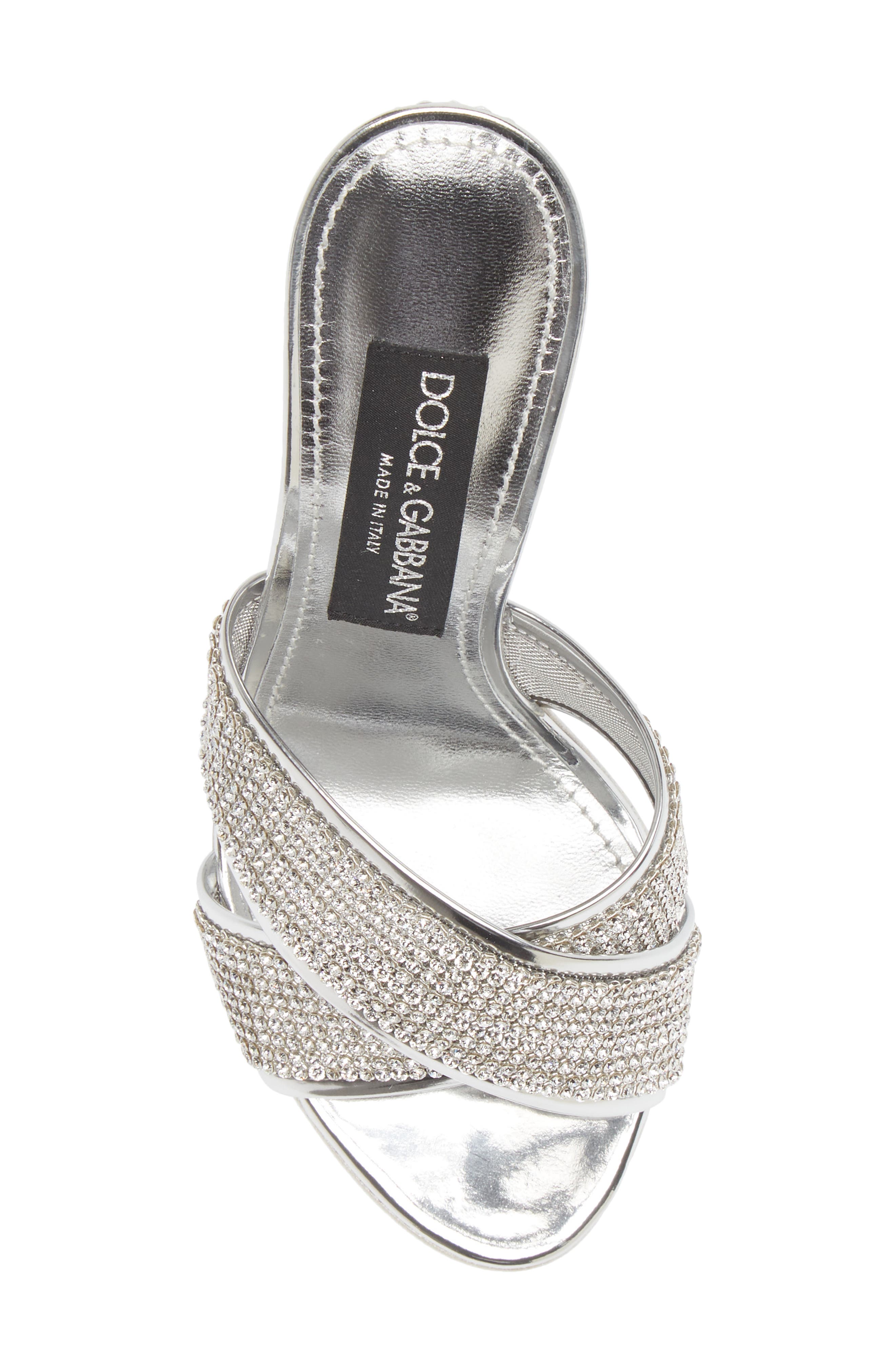 Dolce&Gabbana Keira Crystal Embellished Sandal, Alternate, color, 