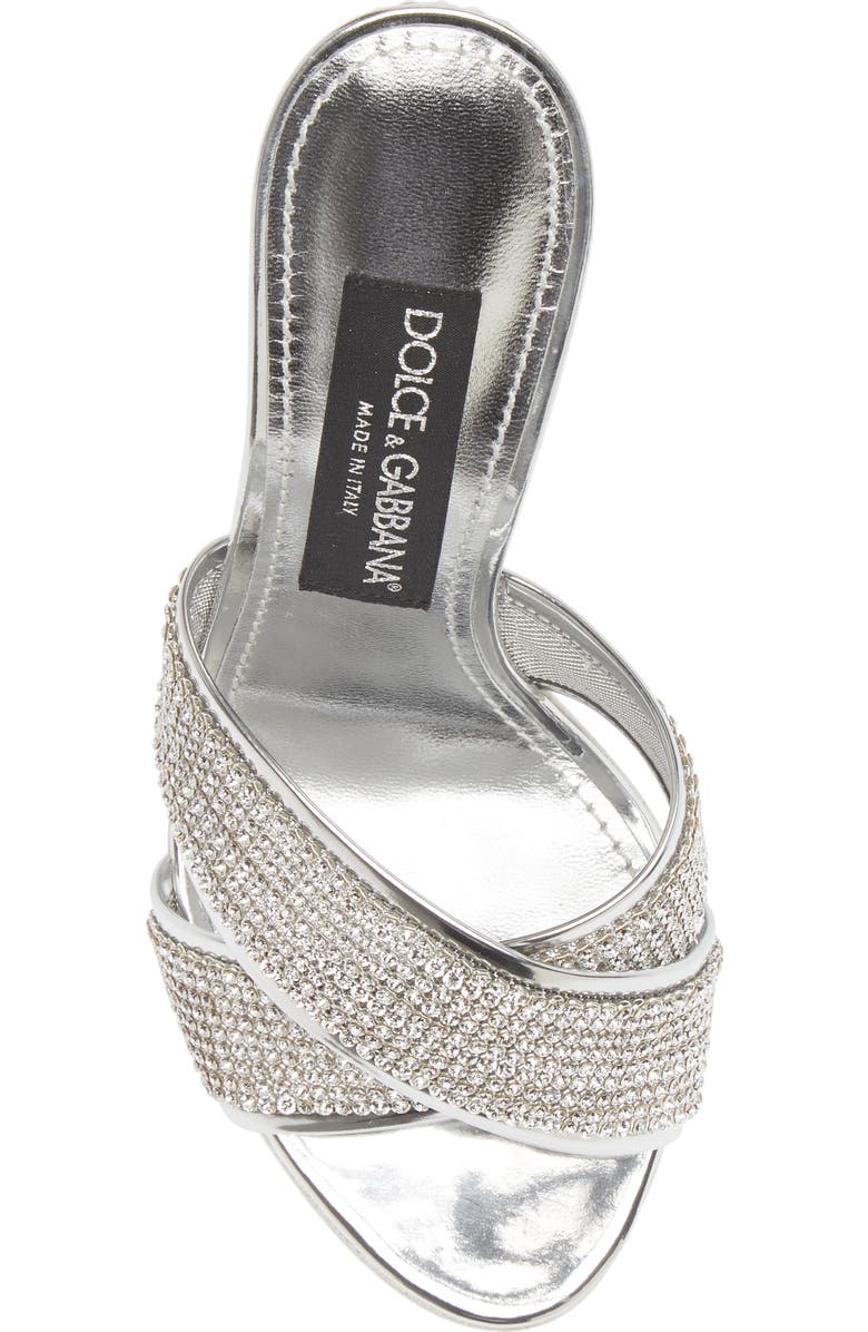Dolce&Gabbana Keira Crystal Embellished Sandal, Alternate, color,