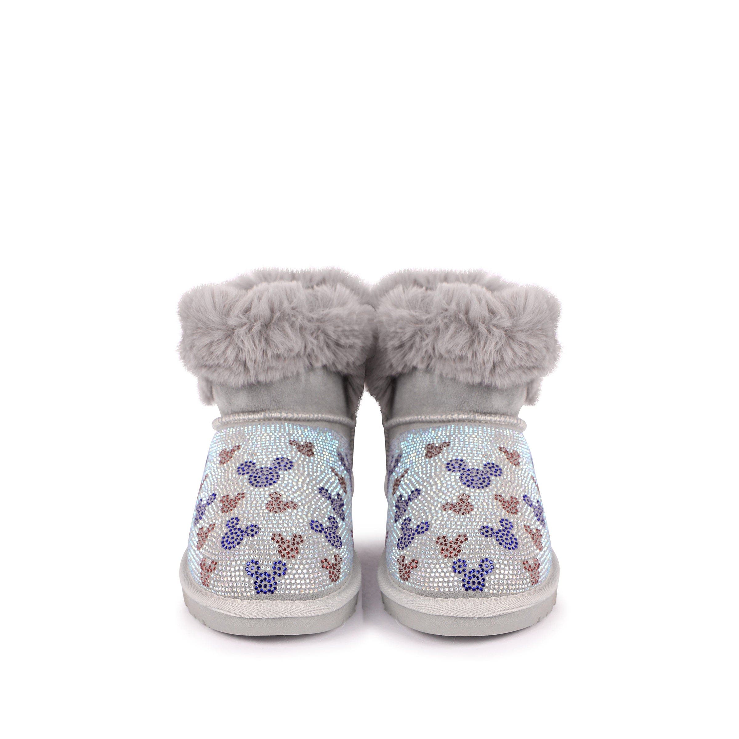 Master of Arts Micro-stud Mickey Winter Boots, Alternate, color, Grey