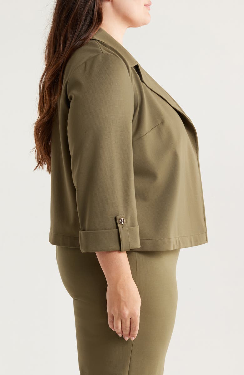 Anne Klein Bedford Stretch Drape Jacket, Alternate, color, 