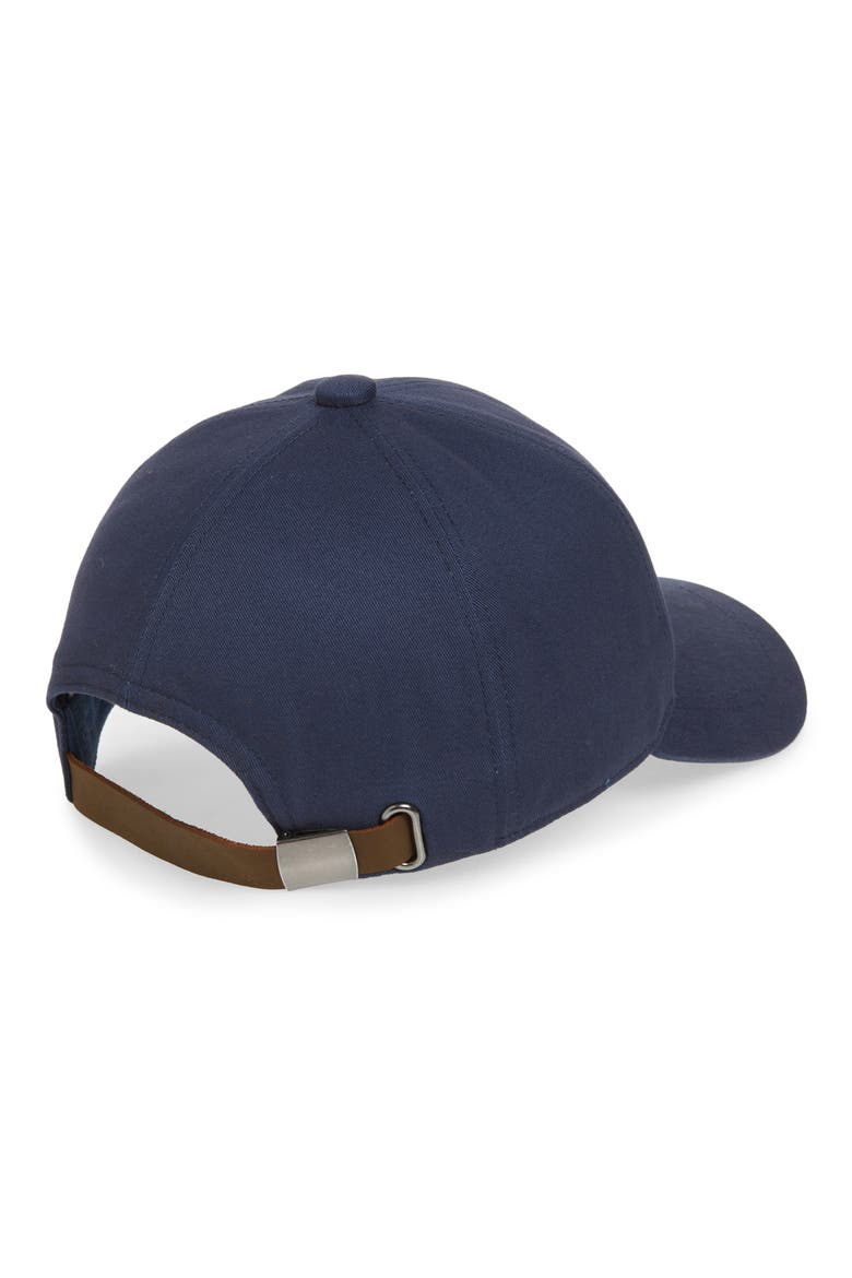 Brushed Cotton Baseball Cap, Alternate, color, NAVY IRIS
