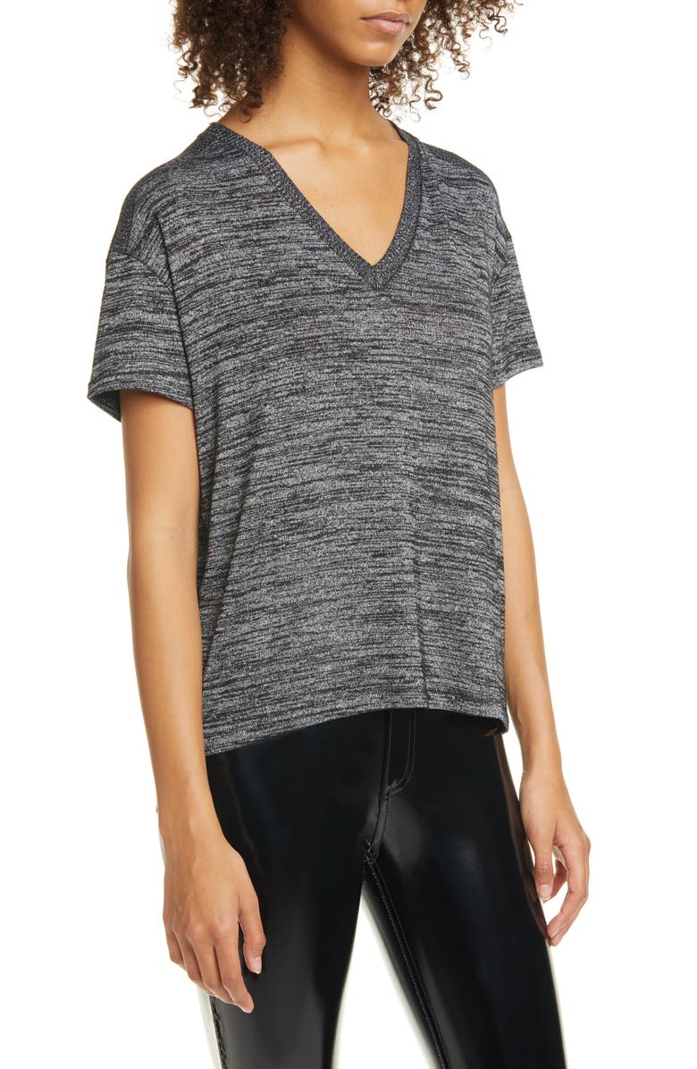 rag & bone Hudson V-Neck Top, Main, color, 