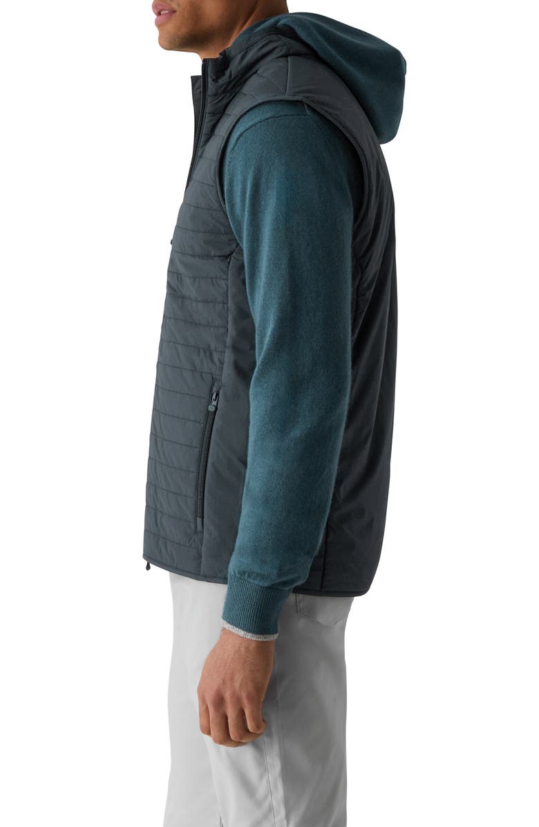 Greyson Yukon Ultralight Hybrid Quilted Puffer Vest, Alternate, color, Anthracite