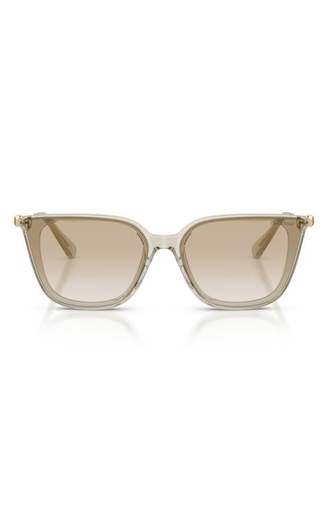 63mm Oversize Square Sunglasses