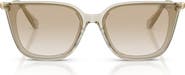 Swarovski 63mm Oversize Square Sunglasses
