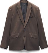 rag & bone Butler Wool Blend Ripstop Suit Jacket