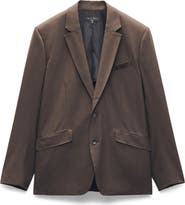 rag & bone Butler Wool Blend Ripstop Suit Jacket