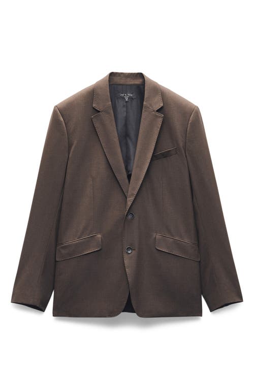 Rag & Bone Butler Wool Blend Ripstop Suit Jacket In Green