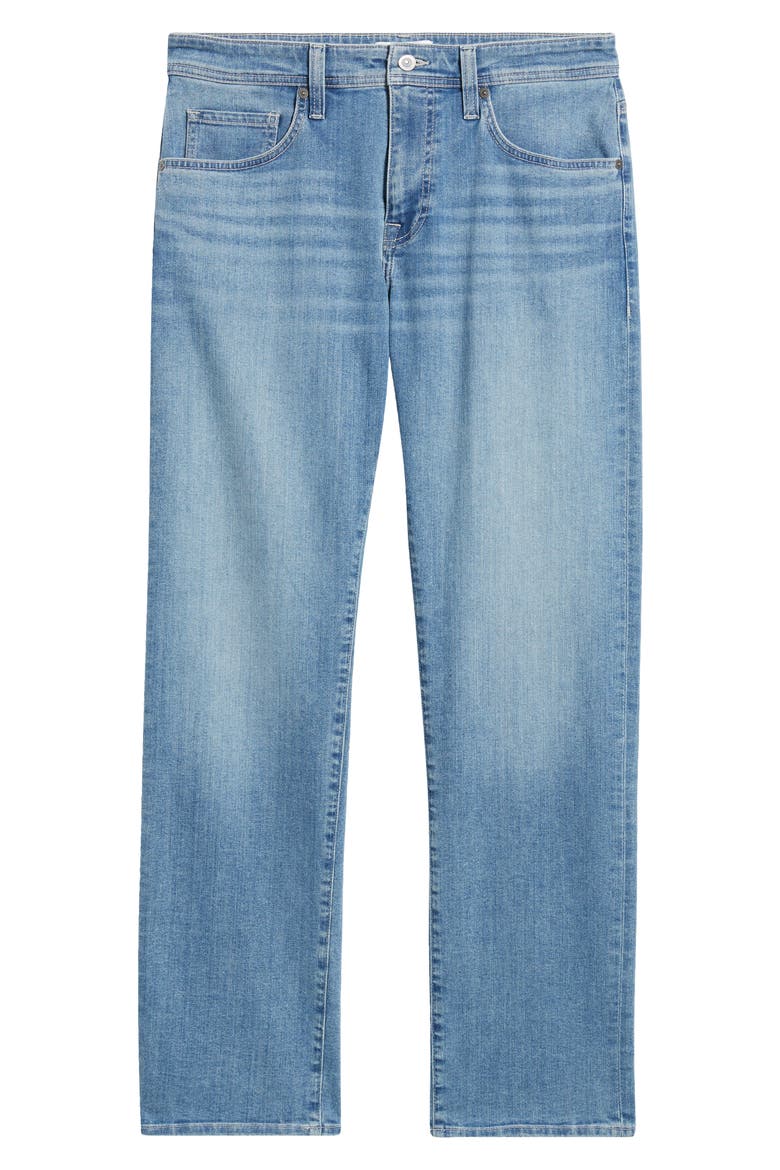 Straight Leg Jeans, Alternate, color, LIGHT WASH DENIM
