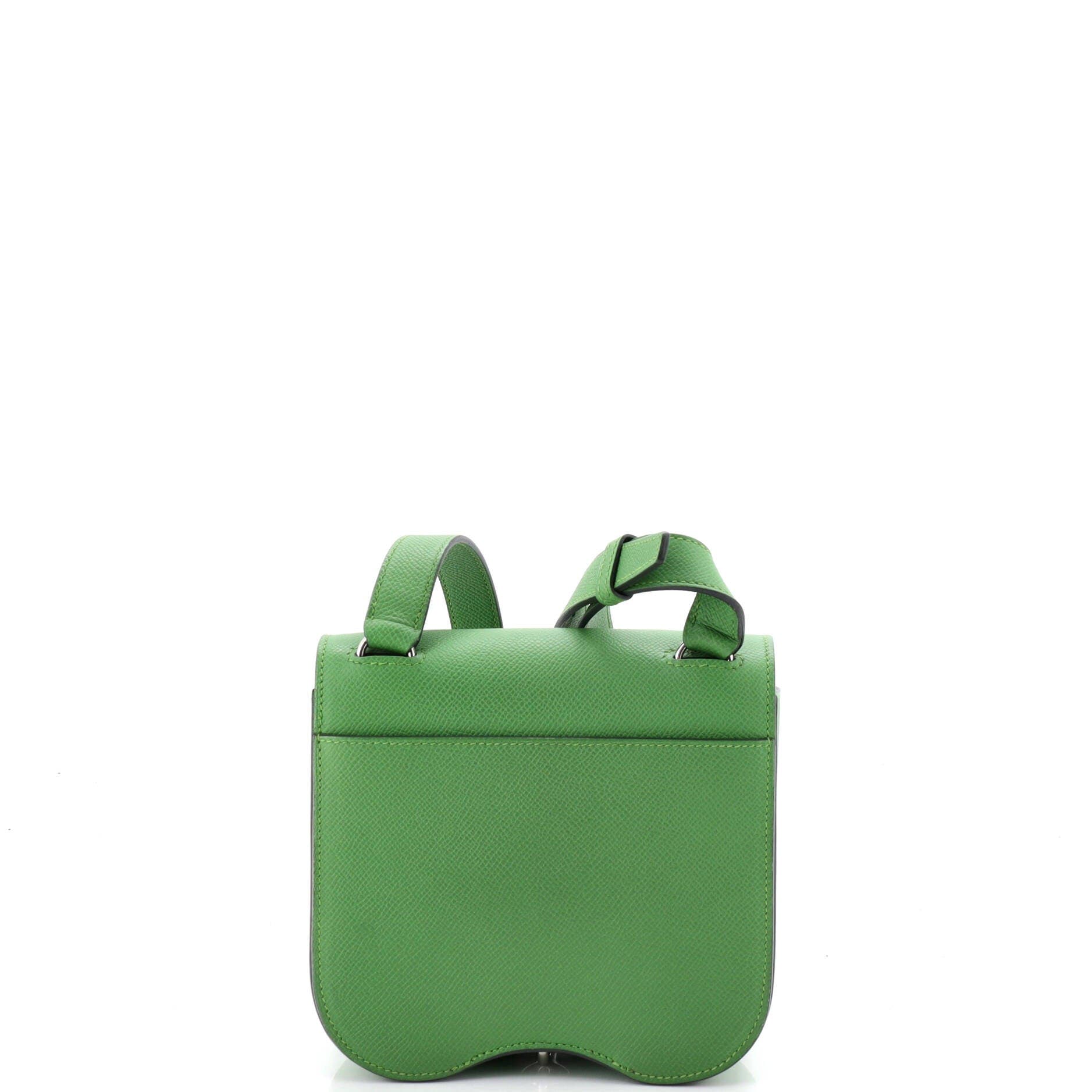 Pre-Owned Hermes Della Cavalleria Shoulder Bag Epsom Mini, Alternate, color, Vert Yucca