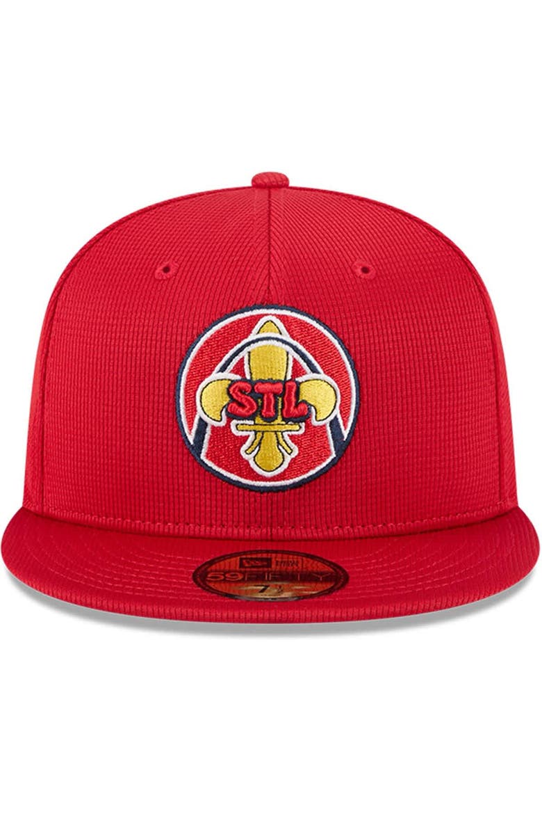 New Era Men's New Era Red St. Louis Cardinals City Connect Batting Practice 59FIFTY Fitted Hat, Alternate, color, Red