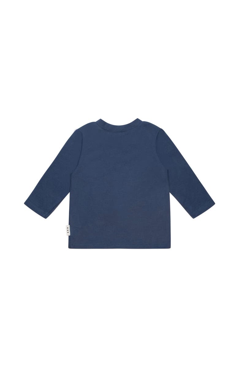 Huxbaby Furry Huxbear Longsleeve Top, Alternate, color, French Navy