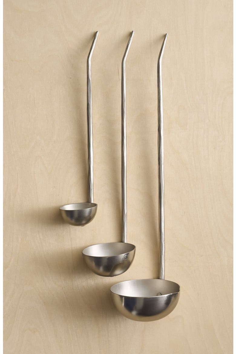 Forge Pewter Ladles Assorted - Set of 3, Main, color, Pewter