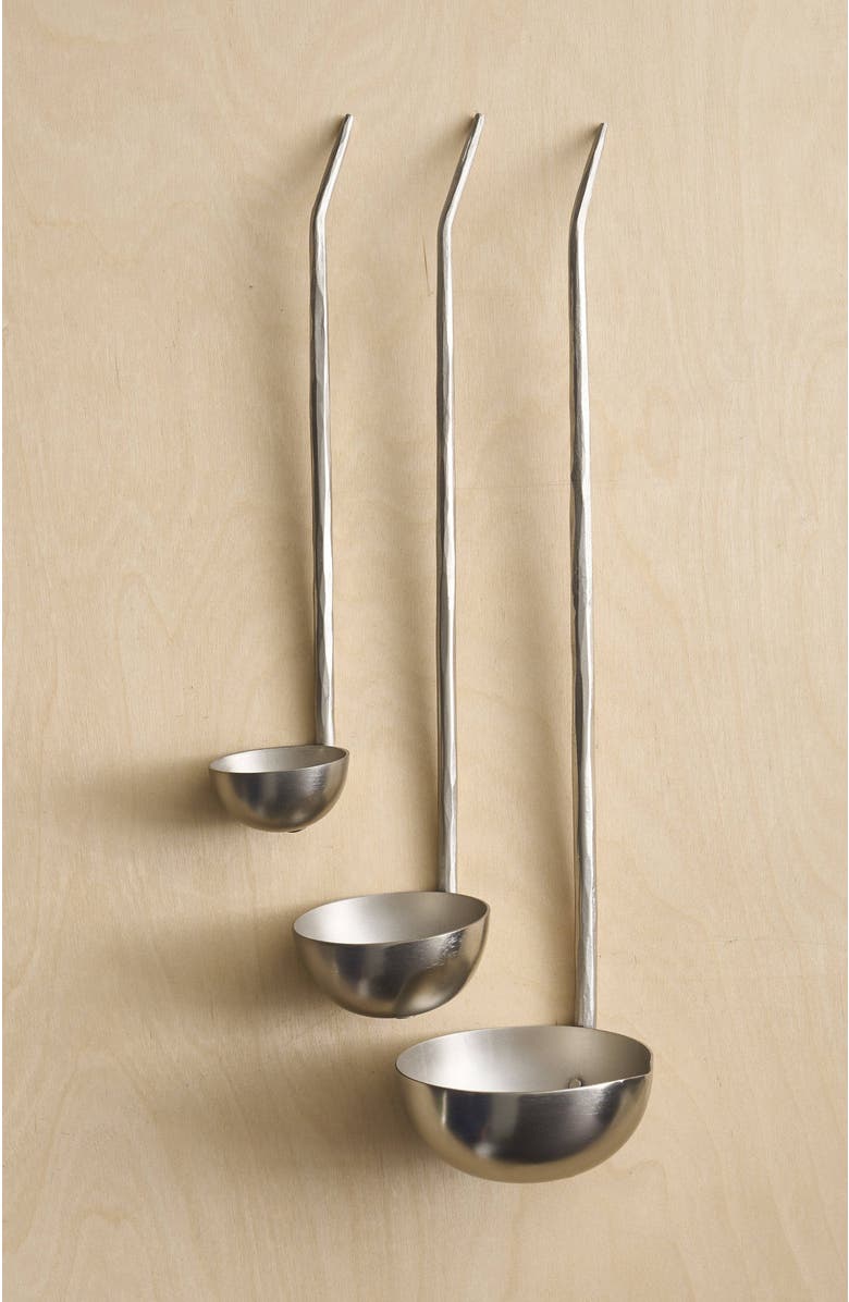 The Collective Forge Pewter Ladles Assorted - Set of 3, Main, color, Pewter