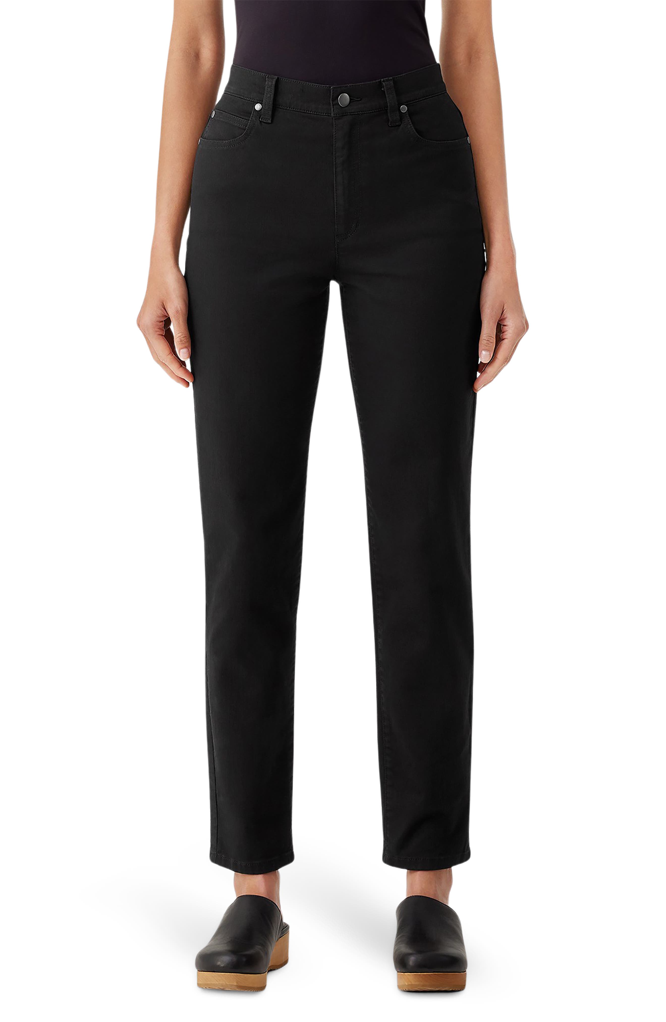 Eileen Fisher High Waist Slim Fit Jeans