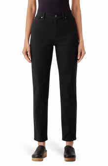 Eileen Fisher High Waist Slim Fit Jeans