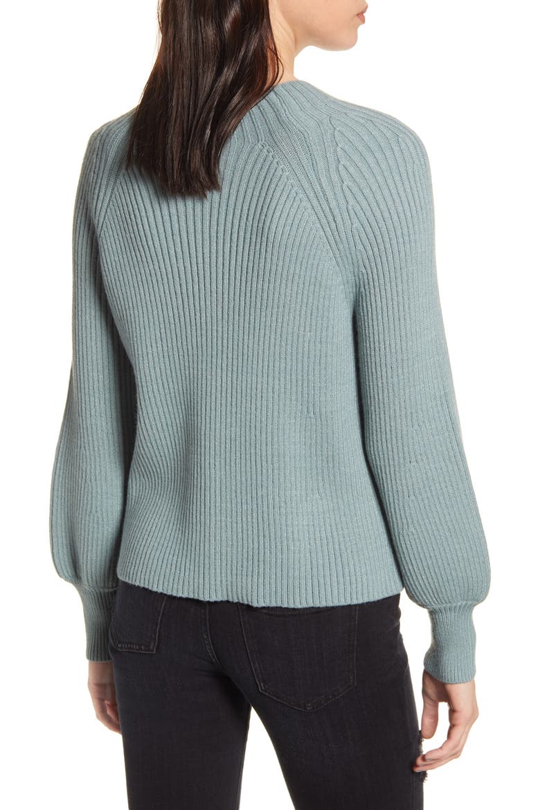 Ribbed Sweater, Alternate, color, MINT