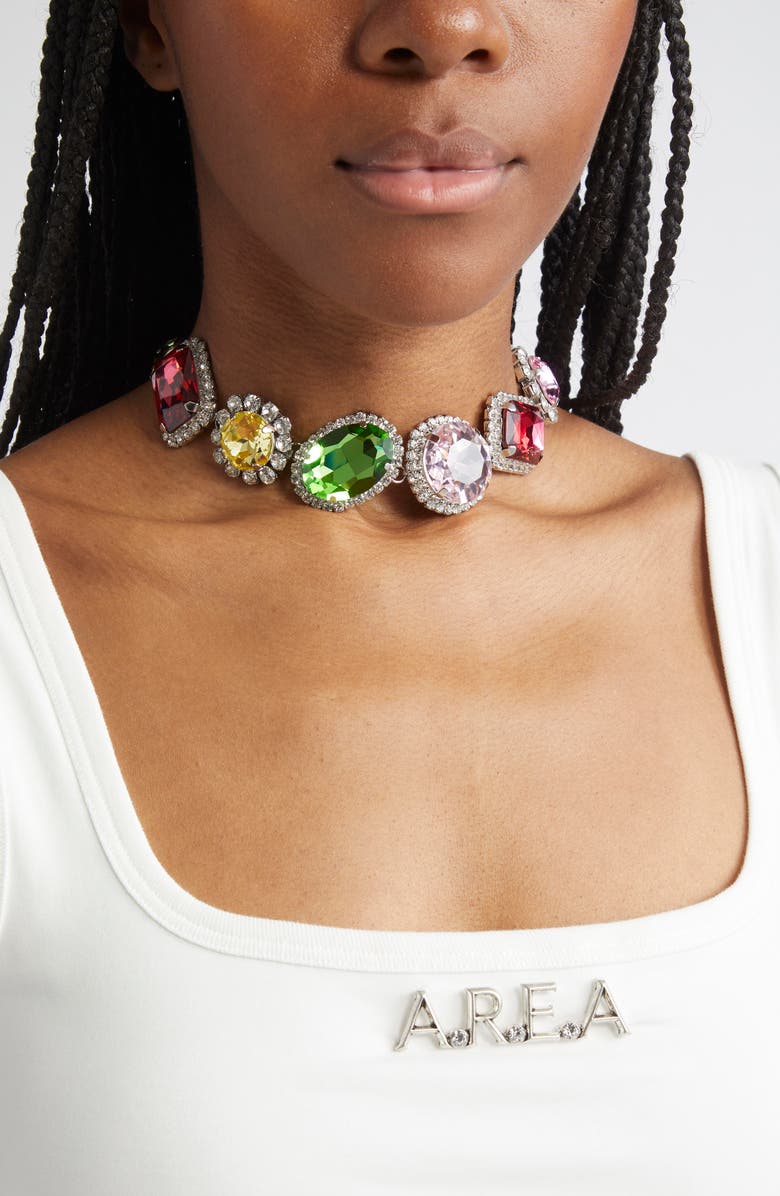 Area Crystal Station Choker, Alternate, color, 