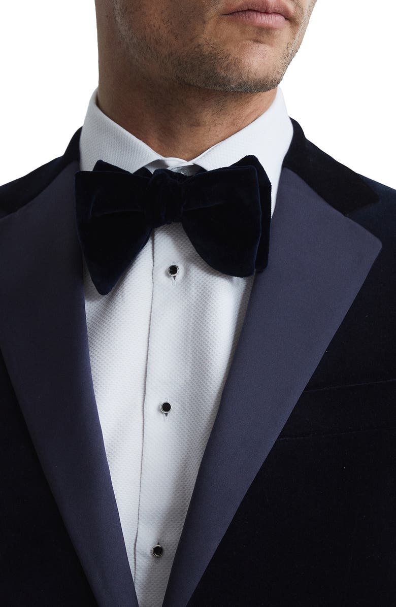 Reiss Ace Velvet Blazer, Alternate, color, 