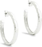 Anabel Aram Jewelry Medium Farrier Hoop Earrings