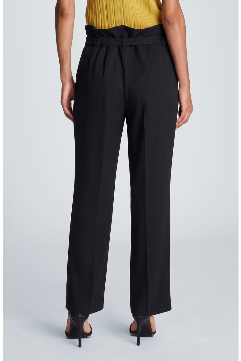 Belted Wide Leg Pants, Alternate, color, BLACK