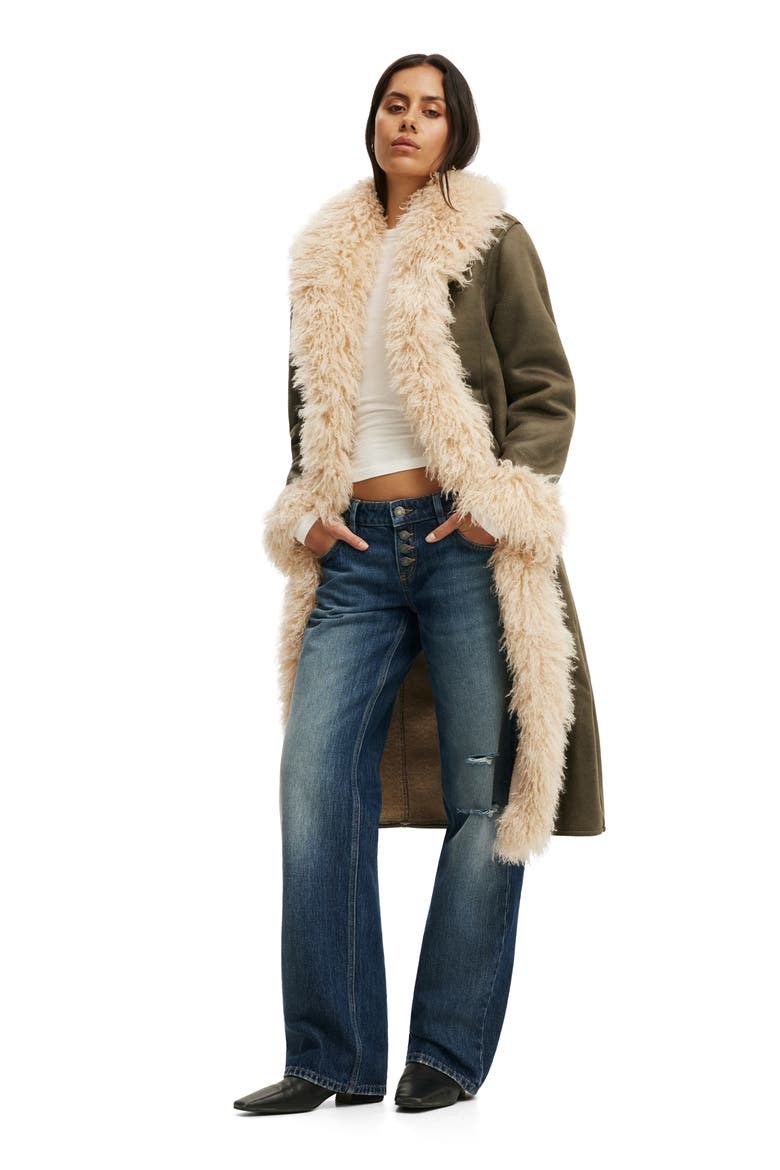 Women's Abbey Coat, Alternate, color, Dark Olive