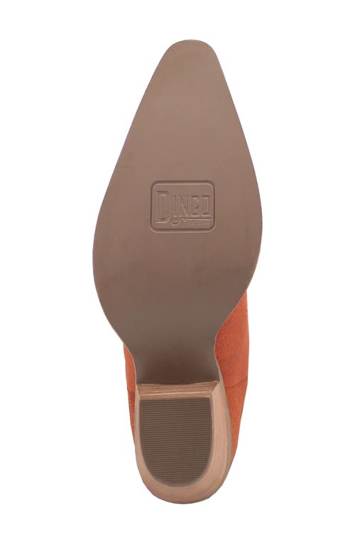 Dingo Wild Child Fringe Knee High Western Boot In Rust