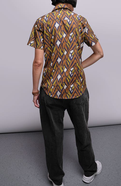 Wildfang The Essential Button Up Shirt In Brown