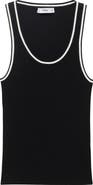MANGO Tipped <br /><br />Tipped Knit Tank