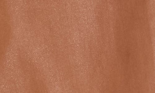 L'agence Margot Coated Crop High Waist Skinny Jeans In Brown