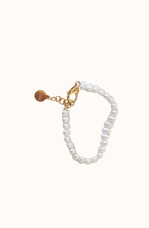 Joiana Jewelry Pebble Pearl Bracelet In White