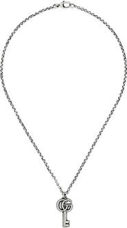 Gucci GG Silver Key Necklace